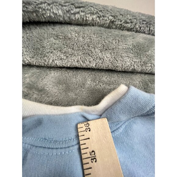 Top Stitch Morning Sun Womens 3XL Blue Sweatshirt Deer Print Winter Design VTG - Picture 8 of 10